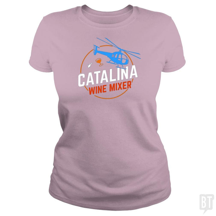 SunFrog-Busted SuperPizzaAwesome2000 Classic Ladies Tee / Light Pink / S Catalina Wine Mixer