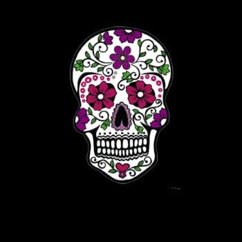 SunFrog-Busted SuperPizzaAwesome2000 Day of the Dead Skull