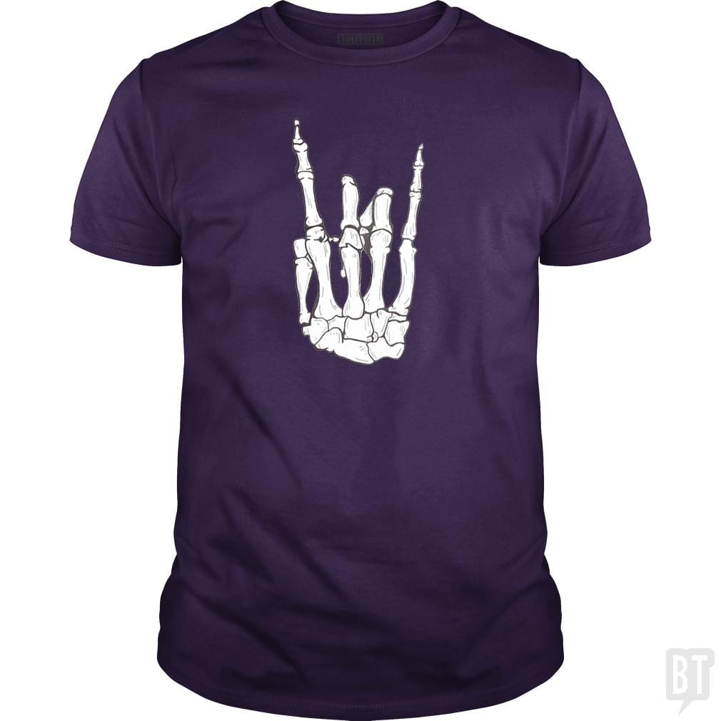 SunFrog-Busted SuperPizzaAwesome2000 Classic Guys / Unisex Tee / Purple / S Rock On