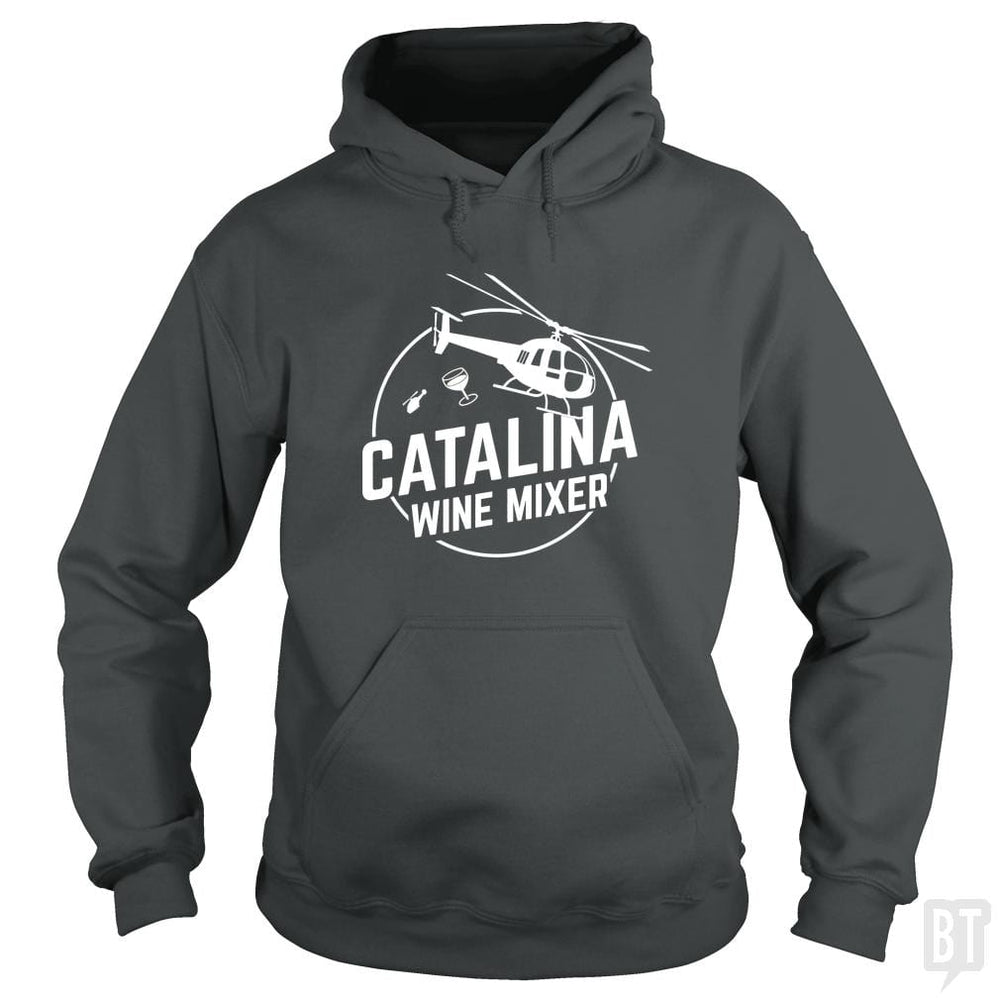 SunFrog-Busted SuperPizzaAwesome2000 Hoodie / Dark Heather / S The Catalina Wine Mixer