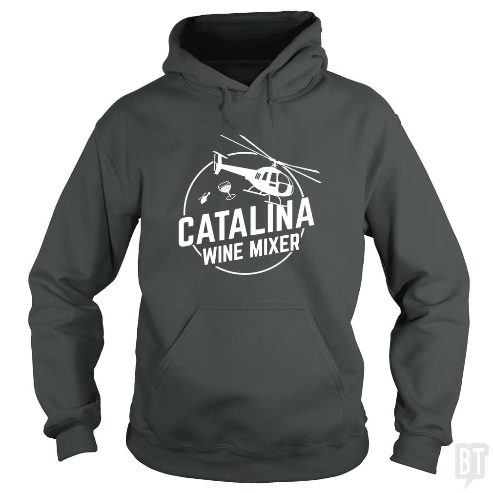 SunFrog-Busted SuperPizzaAwesome2000 Hoodie / Dark Heather / S The Catalina Wine Mixer