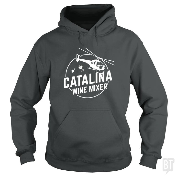 SunFrog-Busted SuperPizzaAwesome2000 Hoodie / Dark Heather / S The Catalina Wine Mixer