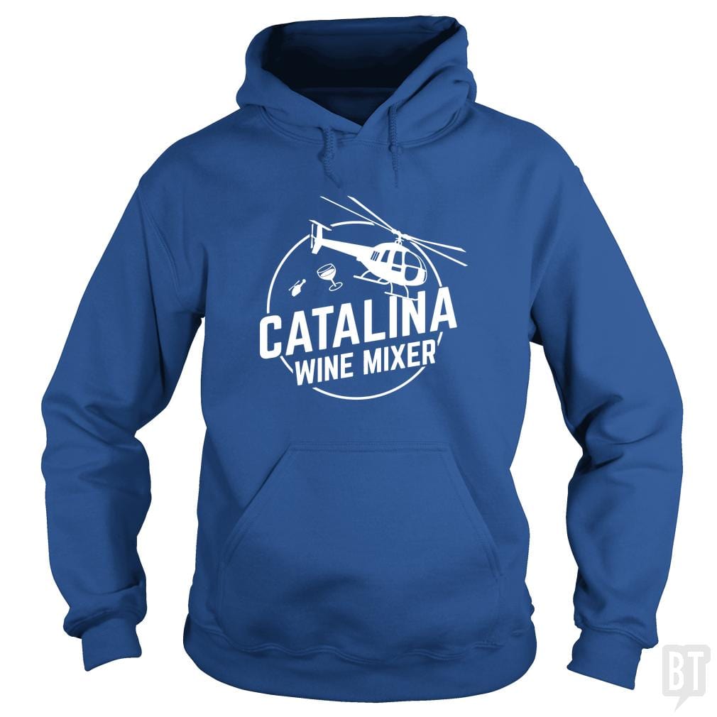 SunFrog-Busted SuperPizzaAwesome2000 Hoodie / Royal Blue / S The Catalina Wine Mixer