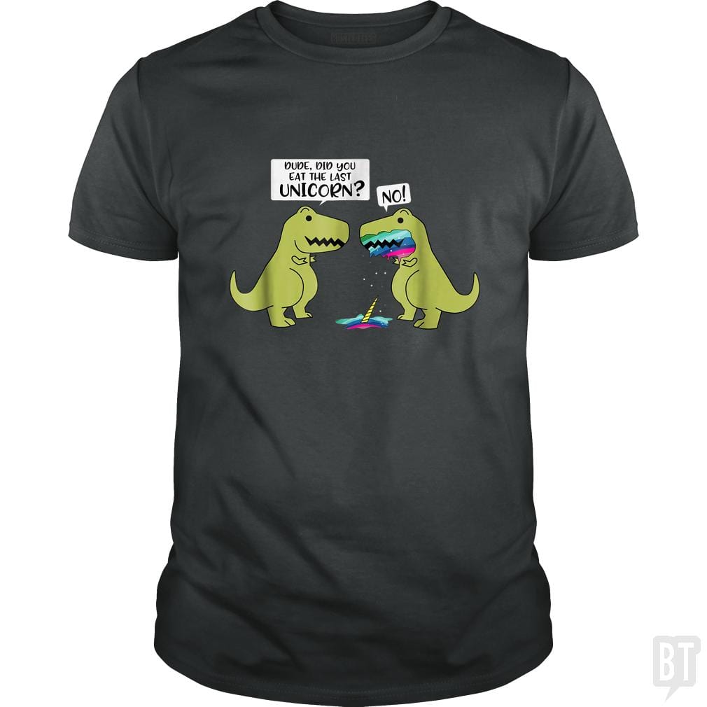 SunFrog-Busted Tank90s Classic Guys / Unisex Tee / Dark Heather / S Did You Eat The Last Unicorn?
