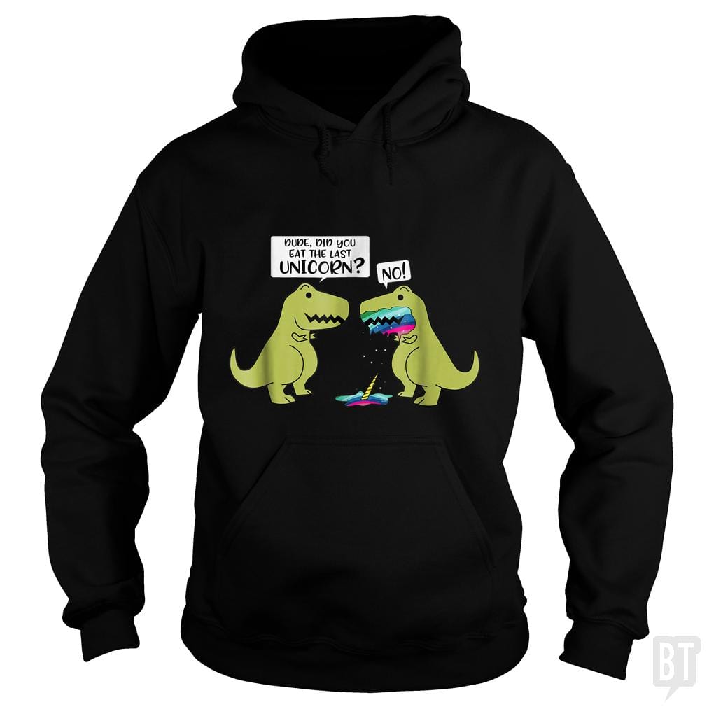 SunFrog-Busted Tank90s Hoodie / Black / S Did You Eat The Last Unicorn?