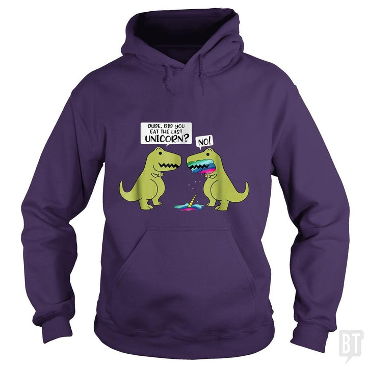 SunFrog-Busted Tank90s Hoodie / Purple / S Did You Eat The Last Unicorn?
