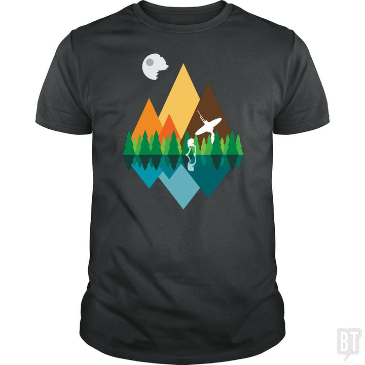 SunFrog-Busted TEE ART LAB Classic Guys / Unisex Tee / Dark Heather / S Camping