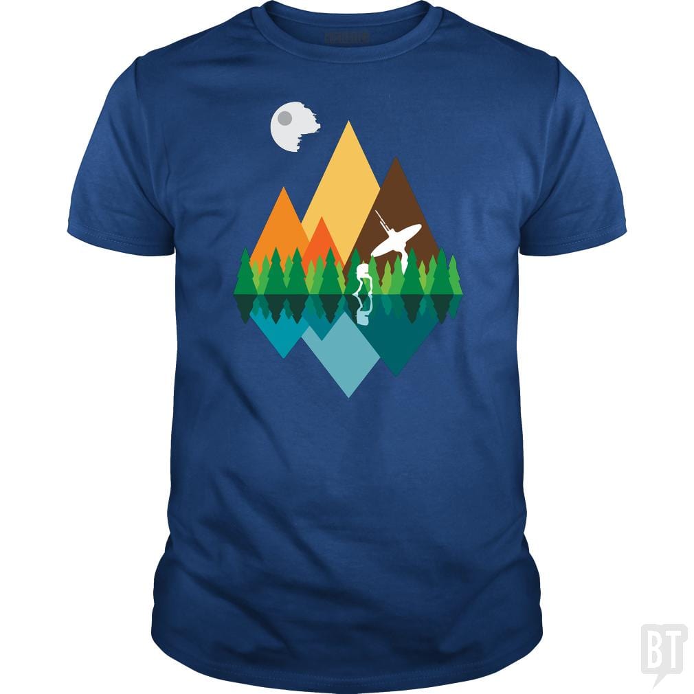 SunFrog-Busted TEE ART LAB Classic Guys / Unisex Tee / Royal Blue / S Camping