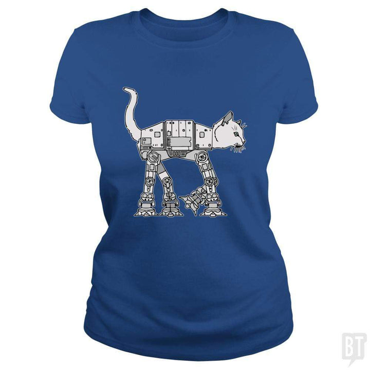 SunFrog-Busted Teesartist Classic Ladies Tee / Royal Blue / S catwars
