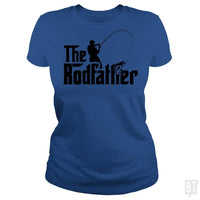 Load image into Gallery viewer, SunFrog-Busted Classic Ladies Tee / Royal Blue / S The rodfather t shirt
