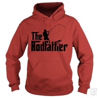 Load image into Gallery viewer, SunFrog-Busted Hoodie / Red / S The rodfather t shirt
