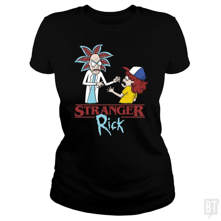 SunFrog-Busted Umberto Vicente Classic Ladies Tee / Black / S Strange Rick