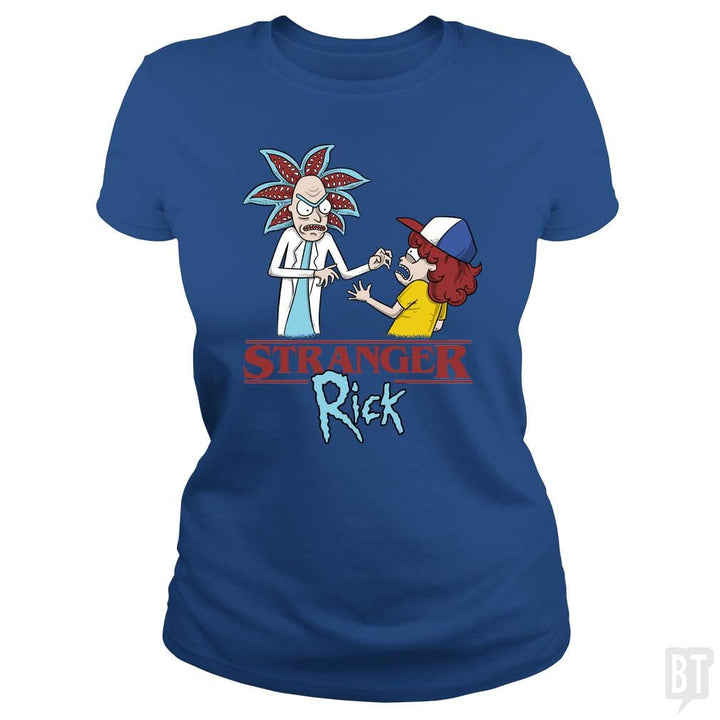 SunFrog-Busted Umberto Vicente Classic Ladies Tee / Royal Blue / S Strange Rick