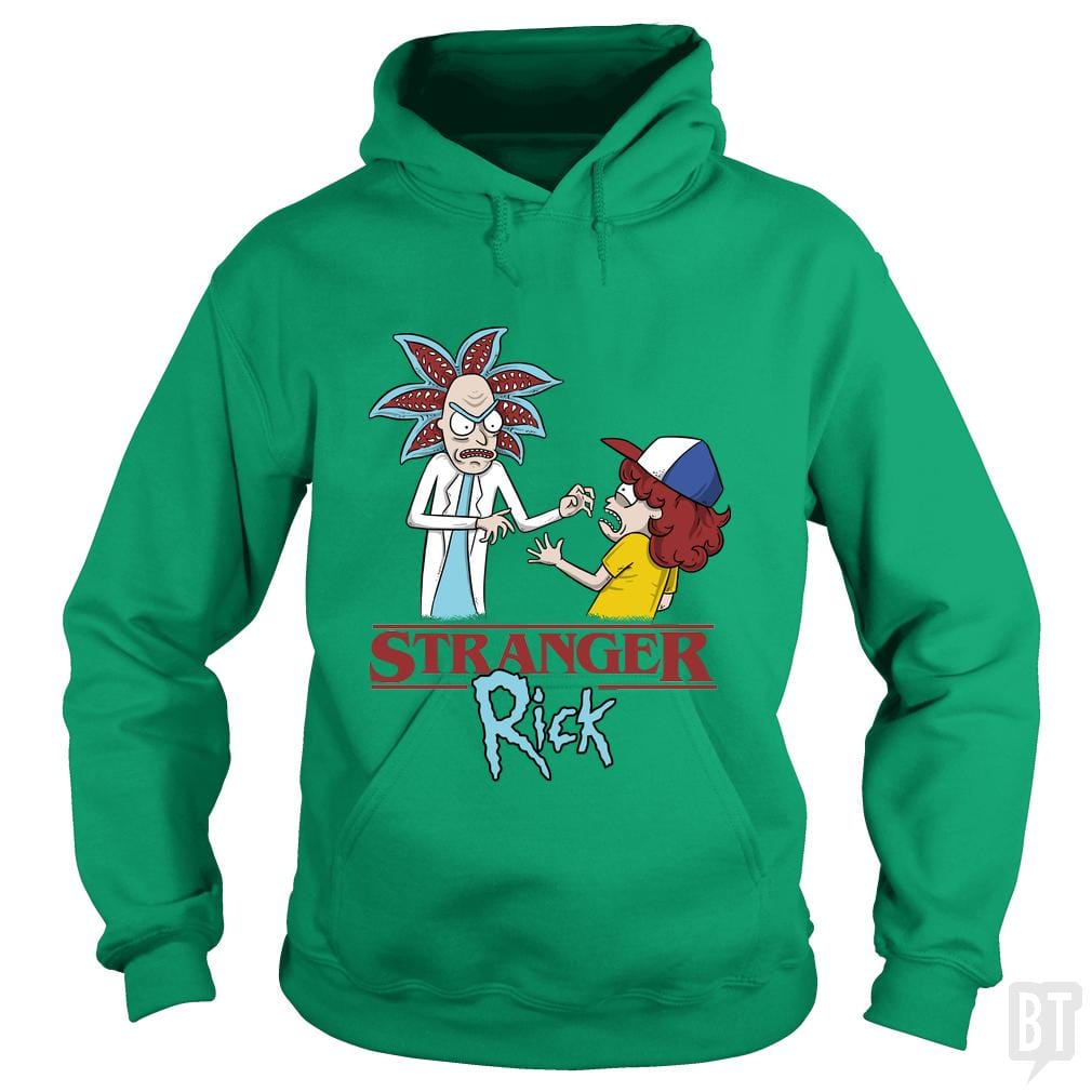 SunFrog-Busted Umberto Vicente Hoodie / Irish Green / S Strange Rick