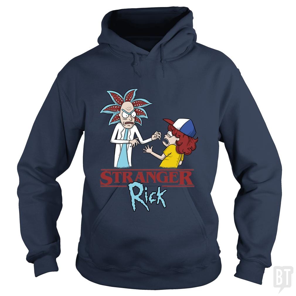 SunFrog-Busted Umberto Vicente Hoodie / Navy Blue / S Strange Rick
