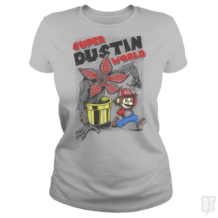 SunFrog-Busted Umberto Vicente Classic Ladies Tee / Sport Grey / S Super Dustin World