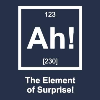 SunFrog-Busted UptheLight Ah! The Element Of Surprise