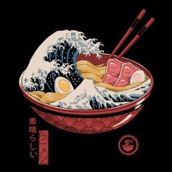 SunFrog-Busted Vincent Trinidad Art Great Ramen Wave