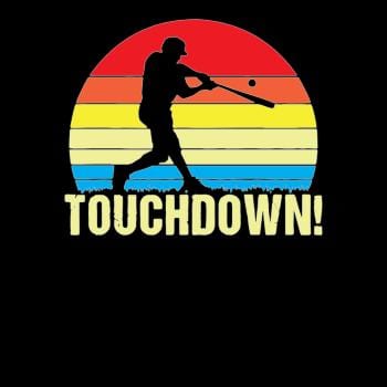 SunFrog-Busted volkanvina Touchdown Baseball