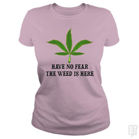 Load image into Gallery viewer, SunFrog-Busted WD650 Classic Ladies Tee / Light Pink / S Have No Fear The Weed Is Here
