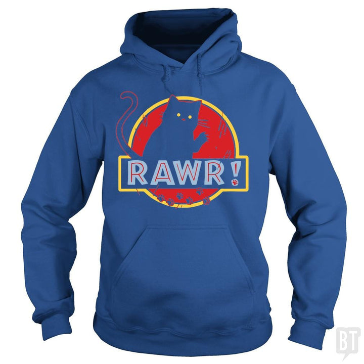 SunFrog-Busted yansdonal189 Hoodie / Royal Blue / S Jurassic Cat RAWR